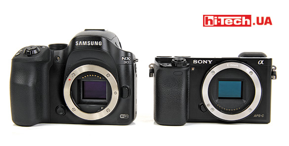 В обеих камерах — идентичные по размеру матрицы типоразмера APS-C