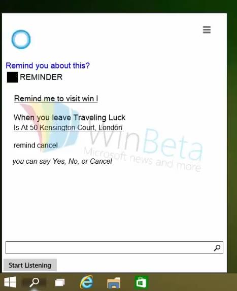 Cortana во многом напоминает виртуального помощника Siri из Apple