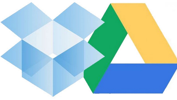 onedrive dropbox logos