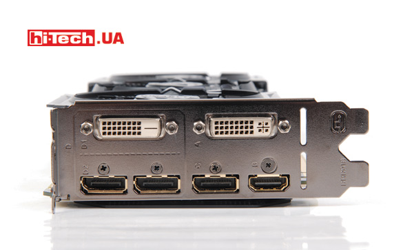 Видеовыходы Gigabyte GV-N960G1 GAMING-2GD