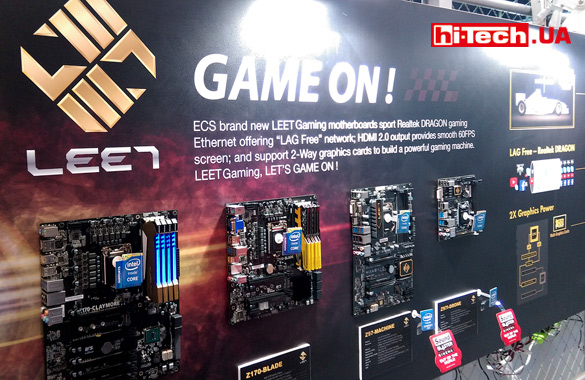 материнские платы серии ECS LEET