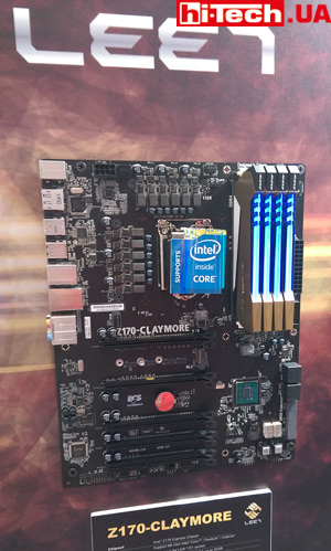 Материнская плата ECS Z170-Claymore