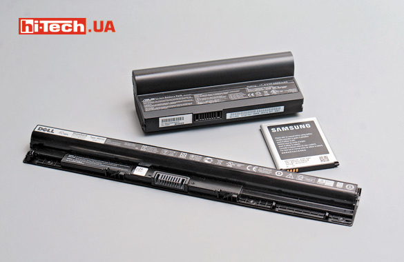 Сравнение емкости аккумуляторов разных типов