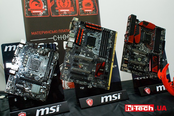 Материнские платы на базе Intel Z170 от MSI