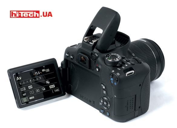 Сanon EOS 750D с поворотным экраном
