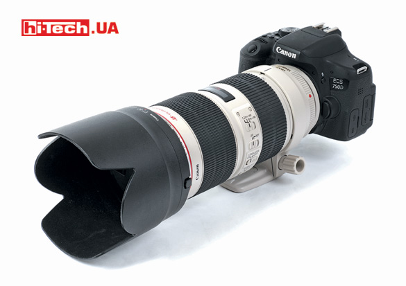 Сanon EOS 750D с телевиком 70-200 2.8