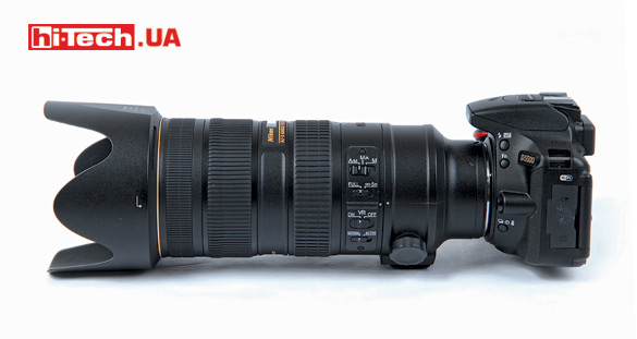 Nikon D5500 с телевиком Nikon 70-200mm f/2.8G ED AF-S VR II
