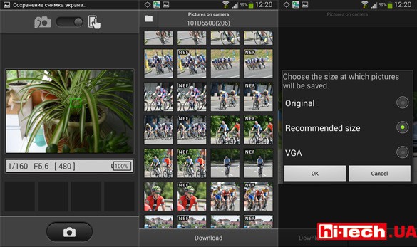 Приложение Wireless Mobile Utility для связи Nikon D5500 со смартфонами и планшетами