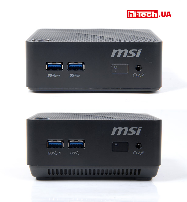 С более объемной крышкой для 2,5-дюймового накопителя MSI Cubi N становится чуть выше