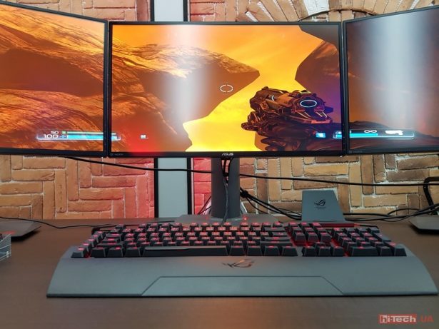 Панорамная игровая система из 3-х мониторов ROG Swift PG248Q