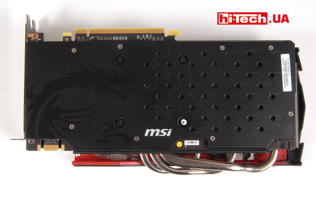 Из представленной троицы серии MSI GAMING GTX 900 только GTX 960 GAMING 4G имеет защитную пластину на обратной стороне платы