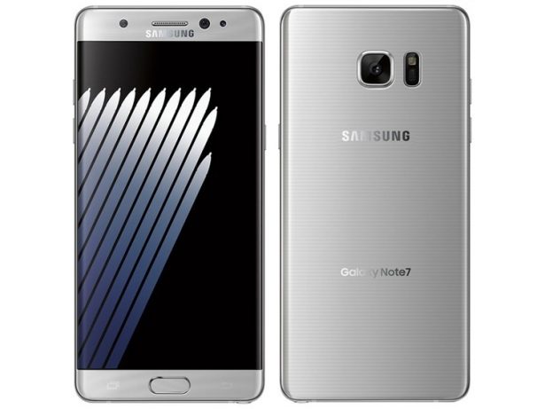 samsung galaxy note 7 silver