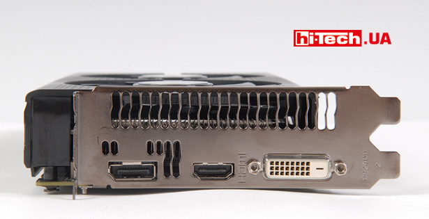 В некоторых современных видеокартах AMD видеовыход DVI уже не представлен, но в RX 460 он есть. Для такого класса видеокарт этот разъем по-прежнему остается очень актуальным