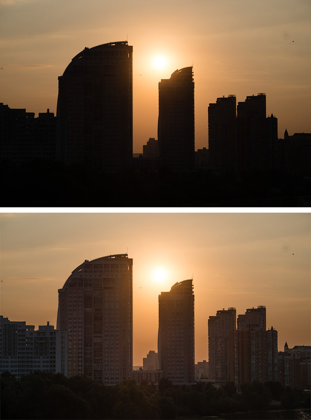 Fujifilm X-E2S динамический диапазон