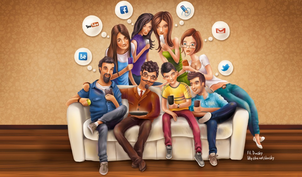 socila media people behaviour