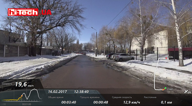 Наложение GPS-информакции на видео Sony HDR-AS300