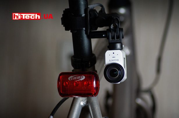 Sony HDR-AS300 на велосипеде
