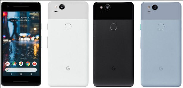 Смартфоны Pixel 2 и Pixel XL 2