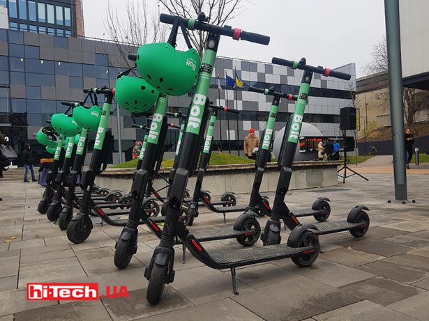 Bolt electro scooters in Kyiv 2019