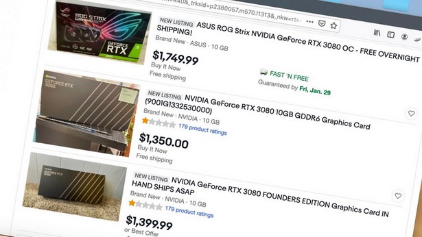 rtx 30 sales ebay
