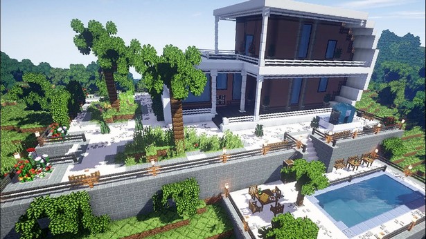 Minecraft дизайнер ландшафт