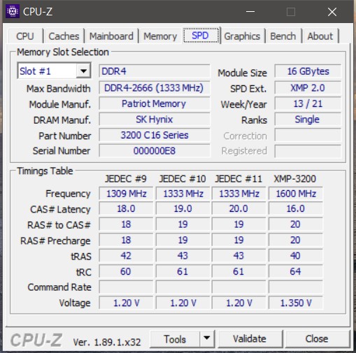 cpuz Patriot Viper Steel 2