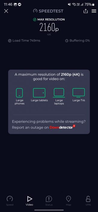 ASUS RT-AX52 speedtest