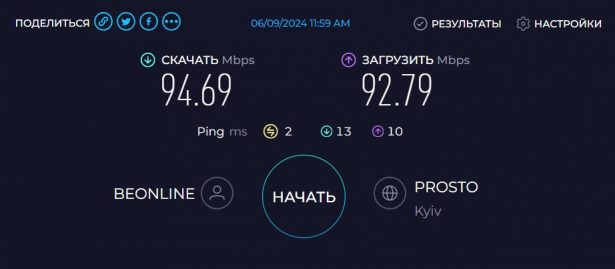 ASUS RT-AX52 speedtest