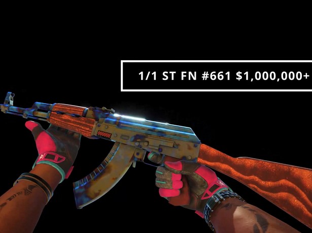 Counter-Strike ak 47 skin 1 mln