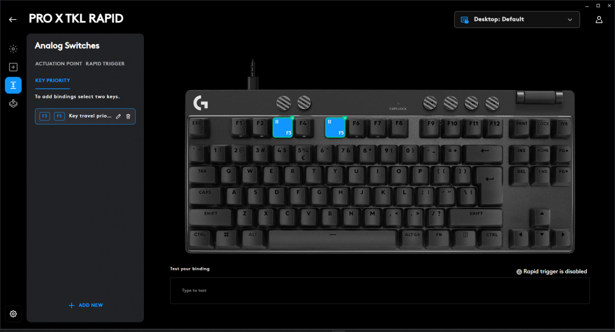 Logitech G PRO X TKL RAPID G Hub