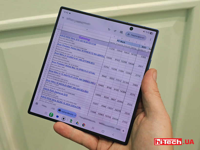 Samsung Galaxy Fold7 test